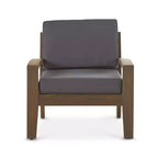 Christopher Knight Home Grenada Outdoor Acacia Wood Club Chairs with Cushions (Set of 4)