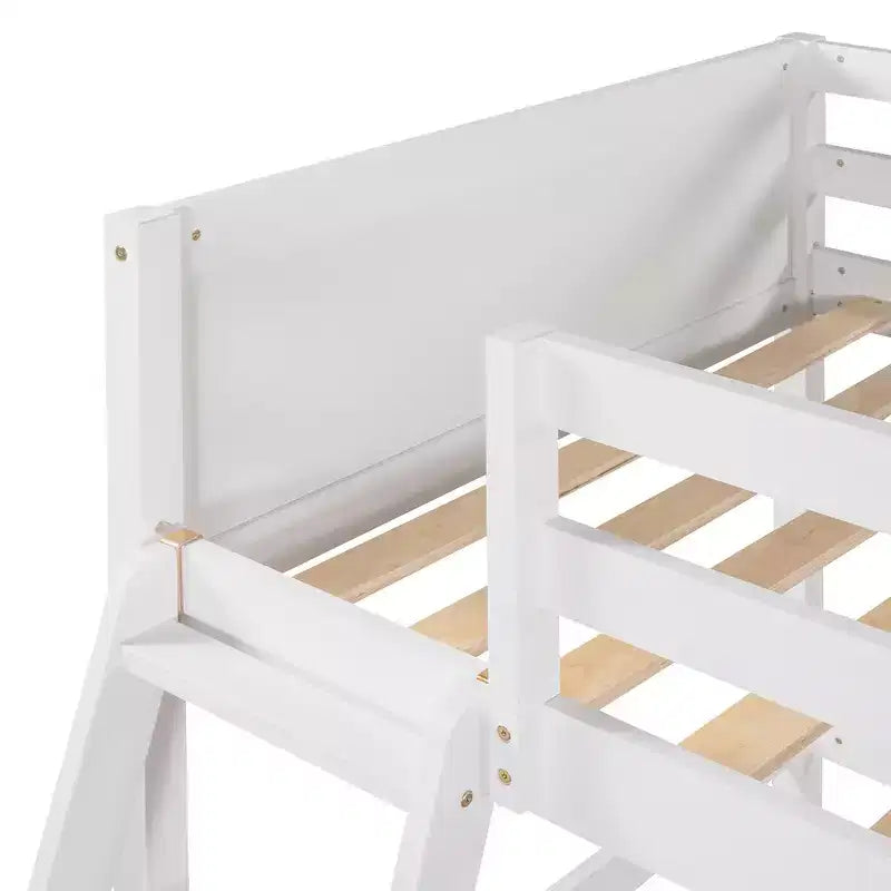 Whisen 79.5''L  41.8''W Modern Design Solid Wood Twin Size Loft Bed with Ladder, Healthy and Comfortable