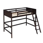 Whisen 79.5''L  41.8''W Modern Design Solid Wood Twin Size Loft Bed with Ladder, Healthy and Comfortable