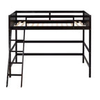 Whisen 79.5''L  41.8''W Modern Design Solid Wood Twin Size Loft Bed with Ladder, Healthy and Comfortable