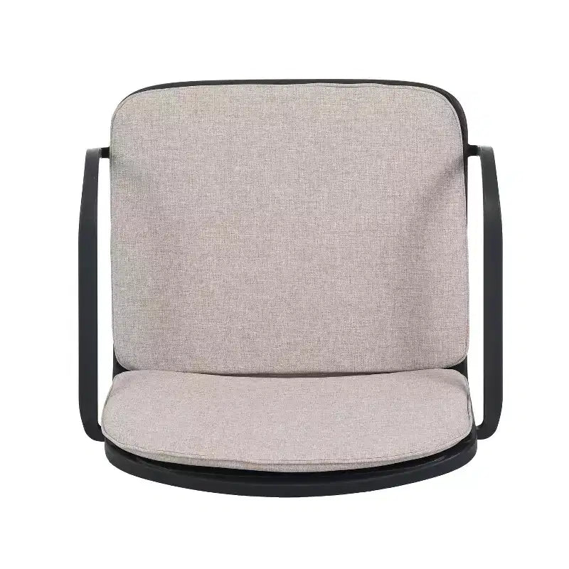 Poltrona da club da esterno Christopher Knight Home Gudrun in polipropilene con cuscino resistente all'acqua (set di 2)