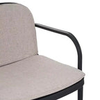 Poltrona da club da esterno Christopher Knight Home Gudrun in polipropilene con cuscino resistente all'acqua (set di 2)