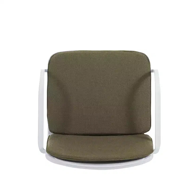 Poltrona da club da esterno Christopher Knight Home Gudrun in polipropilene con cuscino resistente all'acqua (set di 2)