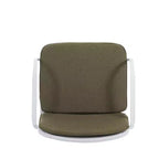 Poltrona da club da esterno Christopher Knight Home Gudrun in polipropilene con cuscino resistente all'acqua (set di 2)