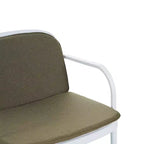 Poltrona da club da esterno Christopher Knight Home Gudrun in polipropilene con cuscino resistente all'acqua (set di 2)