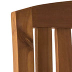 GDFStudio Irvin Outdoor Acacia Wood Rocking Chairs with Cushion, Teak/Cream