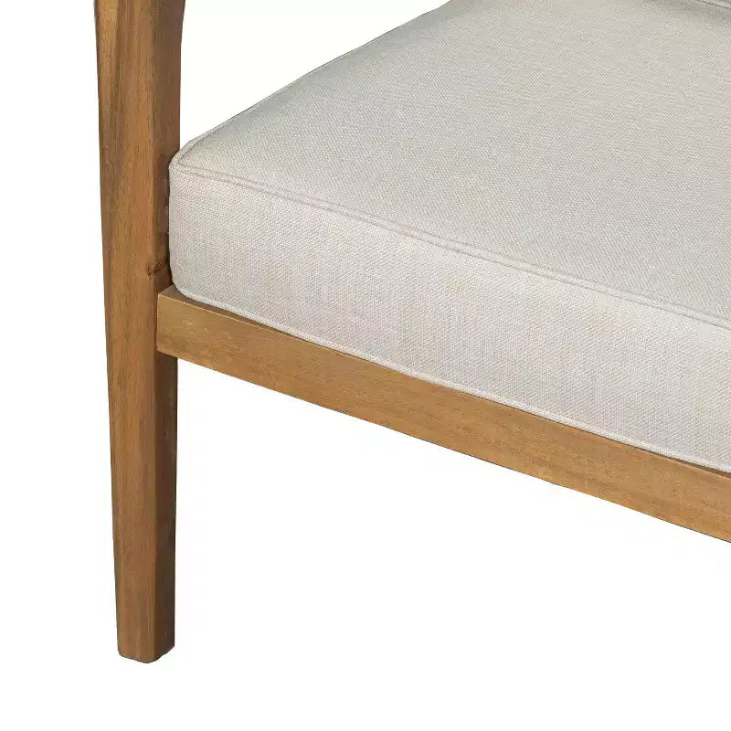 Christopher Knight Home Osborn Outdoor Slat Design Acacia Wood Club Chair (Set of 2)