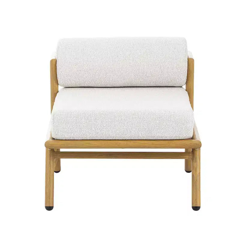 Christopher Knight Home Gretel Outdoor Modern Iron Upholstered Armless Club Chair (Set of 2)