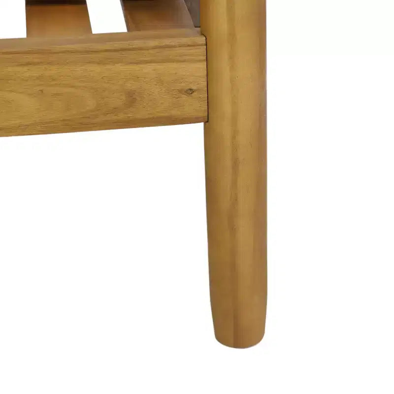 Christopher Knight Home Bonsallo Outdoor Acacia Wood Club Chair with Weather-Resistant Cushions, Teak/Cream