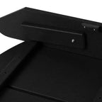 WestinTrends Riviera Set da 4 Pezzi per Esterno in HDPE con Sedie Adirondack Moderne, Poggiapiedi Pieghevoli da Patio e Portabicchieri