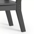 WestinTrends Treehouse Outdoor HDPE Kids Plastic Toddler Dining Chair (Set of Two)