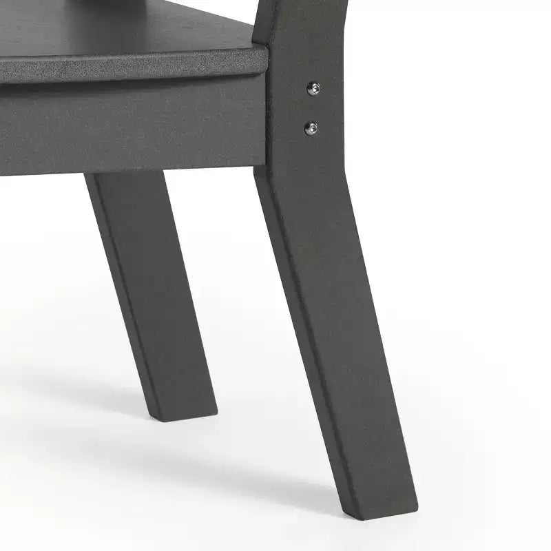 WestinTrends Treehouse Outdoor HDPE Kids Plastic Toddler Dining Chair (Set of Two)