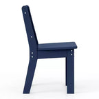 WestinTrends Treehouse Outdoor HDPE Kids Plastic Toddler Dining Chair (Set of Two)