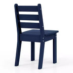 WestinTrends Treehouse Outdoor HDPE Kids Plastic Toddler Dining Chair (Set of Two)