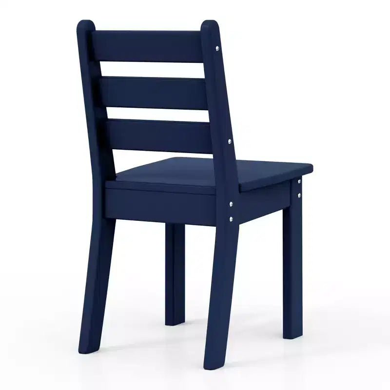 WestinTrends Treehouse Outdoor HDPE Kids Plastic Toddler Dining Chair (Set of Two)