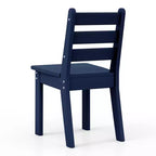 WestinTrends Treehouse Outdoor HDPE Kids Plastic Toddler Dining Chair (Set of Two)