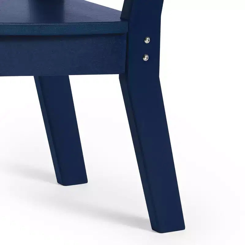 WestinTrends Treehouse Outdoor HDPE Kids Plastic Toddler Dining Chair (Set of Two)