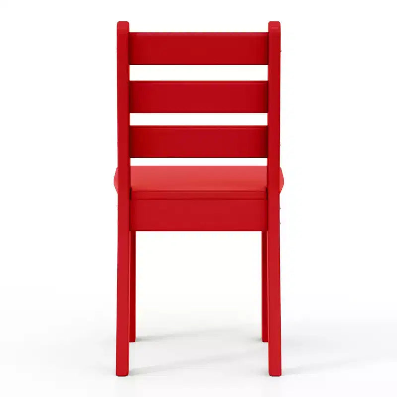 WestinTrends Treehouse Outdoor HDPE Kids Plastic Toddler Dining Chair (Set of Two)