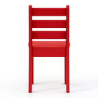 WestinTrends Treehouse Outdoor HDPE Kids Plastic Toddler Dining Chair (Set of Two)