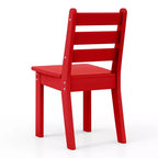 WestinTrends Treehouse Outdoor HDPE Kids Plastic Toddler Dining Chair (Set of Two)