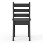 WestinTrends Treehouse Outdoor HDPE Kids Plastic Toddler Dining Chair (Set of Two)