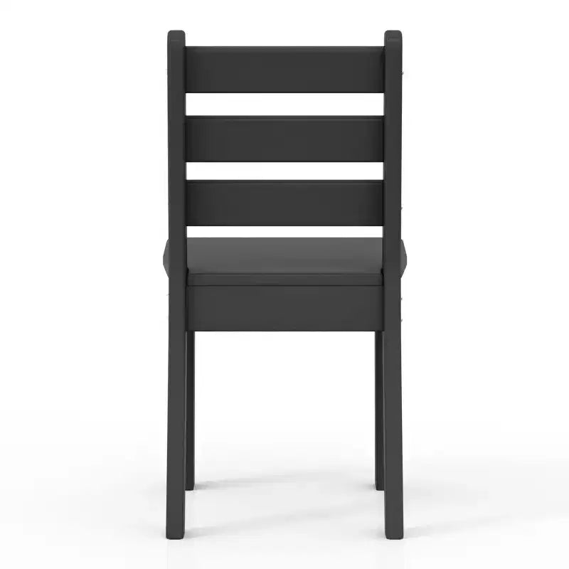 WestinTrends Treehouse Outdoor HDPE Kids Plastic Toddler Dining Chair (Set of Two)