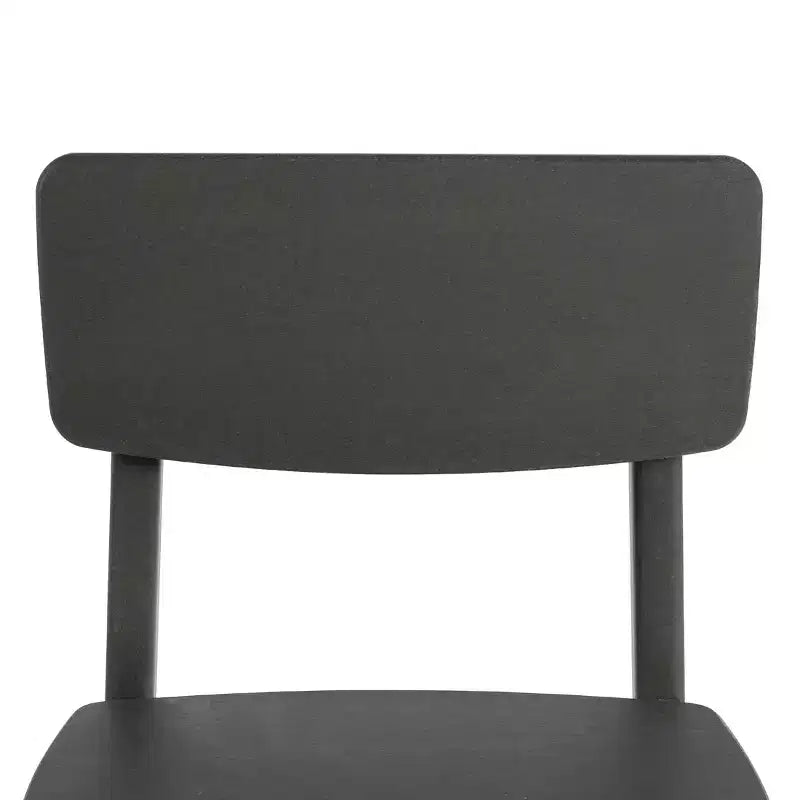 WestinTrends Tiny Terraces Outdoor HDPE Kids Modern Plastic Toddler Dining Chairs (Set of Two)