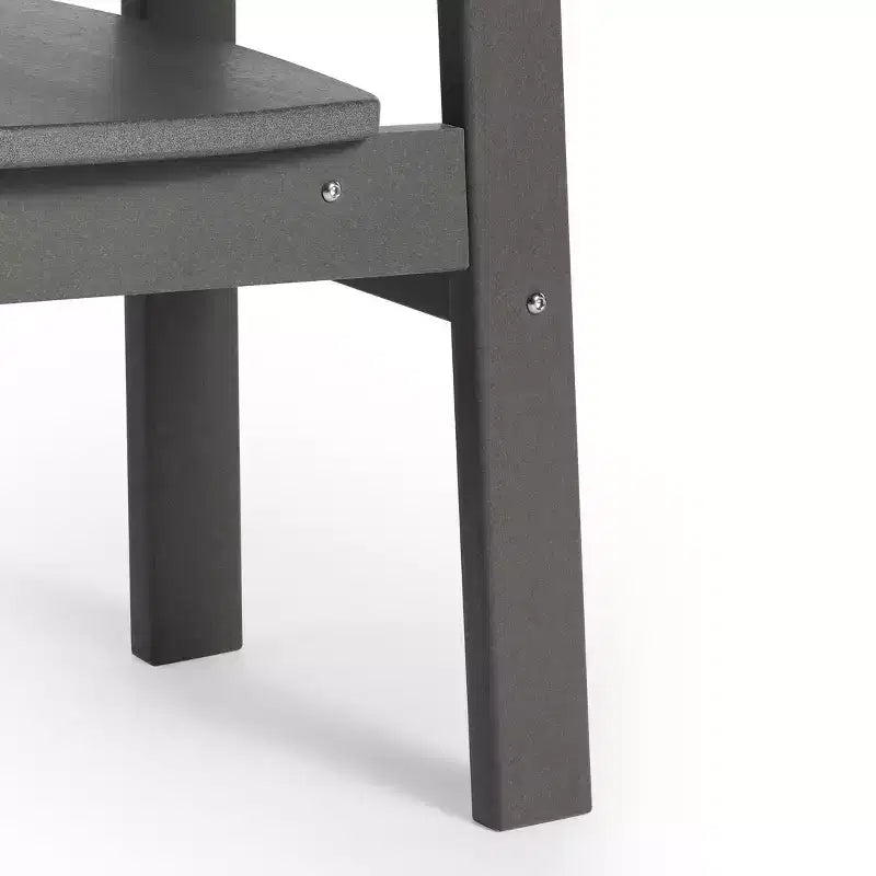 WestinTrends Tiny Terraces Outdoor HDPE Kids Modern Plastic Toddler Dining Chairs (Set of Two)
