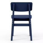 WestinTrends Tiny Terraces Outdoor HDPE Kids Modern Plastic Toddler Dining Chairs (Set of Two)