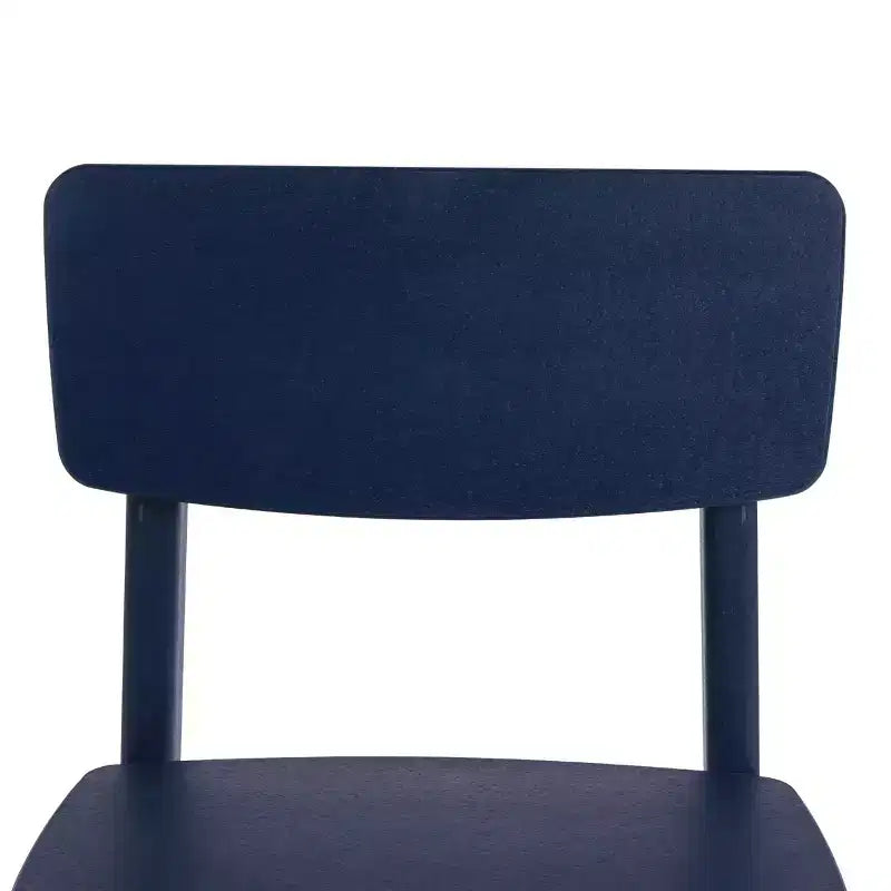 WestinTrends Tiny Terraces Outdoor HDPE Kids Modern Plastic Toddler Dining Chairs (Set of Two)