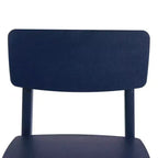 WestinTrends Tiny Terraces Outdoor HDPE Kids Modern Plastic Toddler Dining Chairs (Set of Two)