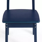 WestinTrends Tiny Terraces Outdoor HDPE Kids Modern Plastic Toddler Dining Chairs (Set of Two)