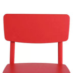 WestinTrends Tiny Terraces Outdoor HDPE Kids Modern Plastic Toddler Dining Chairs (Set of Two)