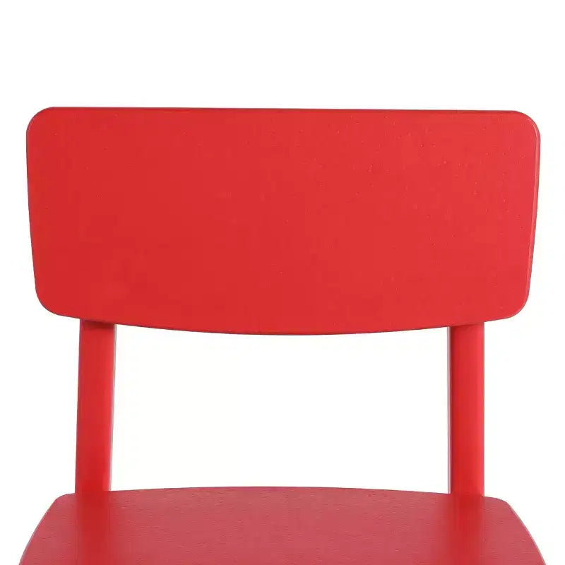 WestinTrends Tiny Terraces Outdoor HDPE Kids Modern Plastic Toddler Dining Chairs (Set of Two)