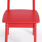 WestinTrends Tiny Terraces Outdoor HDPE Kids Modern Plastic Toddler Dining Chairs (Set of Two)