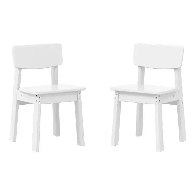WestinTrends Tiny Terraces Sedie da Pranzo per Bambini in HDPE (Set da Due)