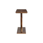Christopher Knight Home Browni Tavolo Consolle da 57'' in Legno di Acacia Rustico con Gambe Incrociate