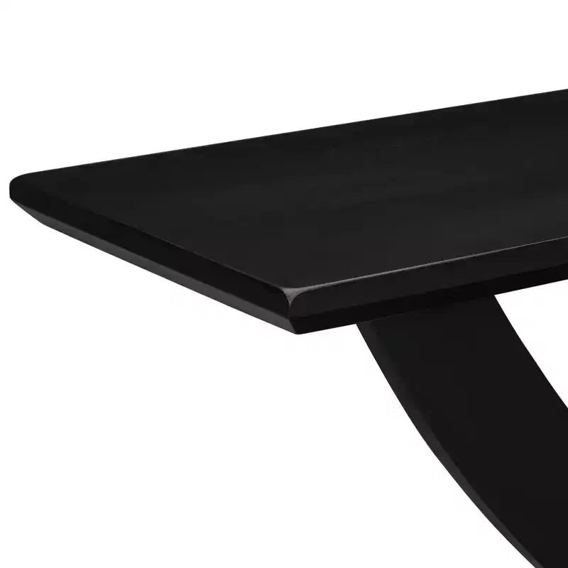 Christopher Knight Home Browni Tavolo Consolle da 57'' in Legno di Acacia Rustico con Gambe Incrociate