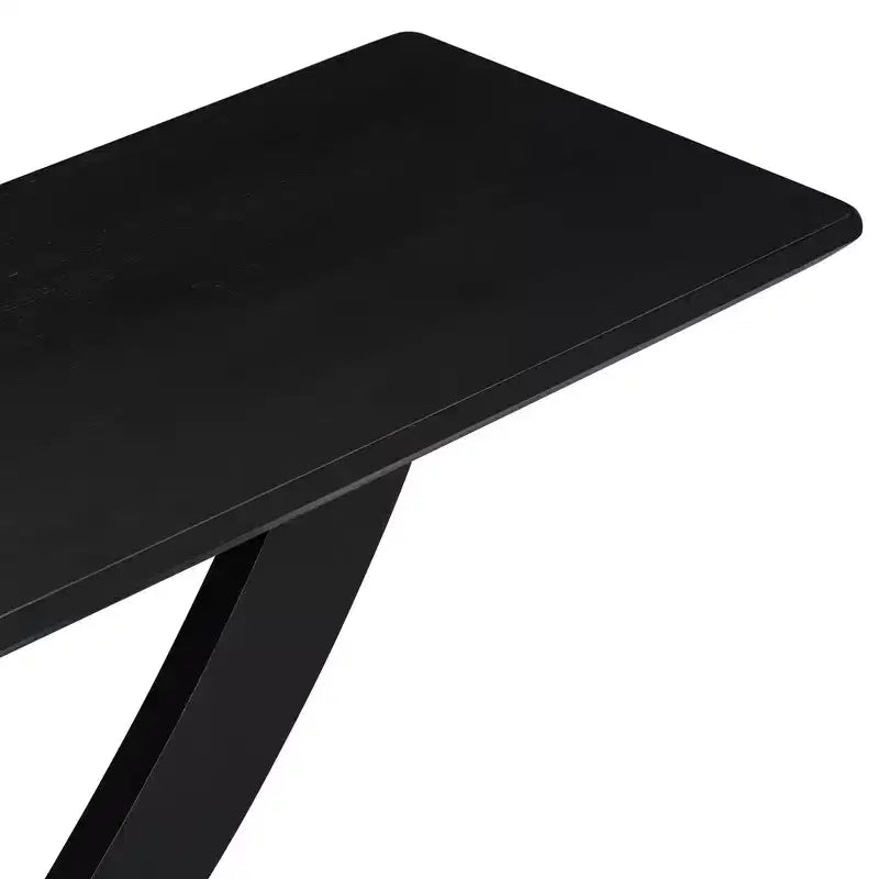 Christopher Knight Home Browni Tavolo Consolle da 57'' in Legno di Acacia Rustico con Gambe Incrociate
