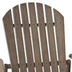 Sedia Adirondack reclinabile da esterno Christopher Knight Home in legno di acacia con poggiapiedi allungabile