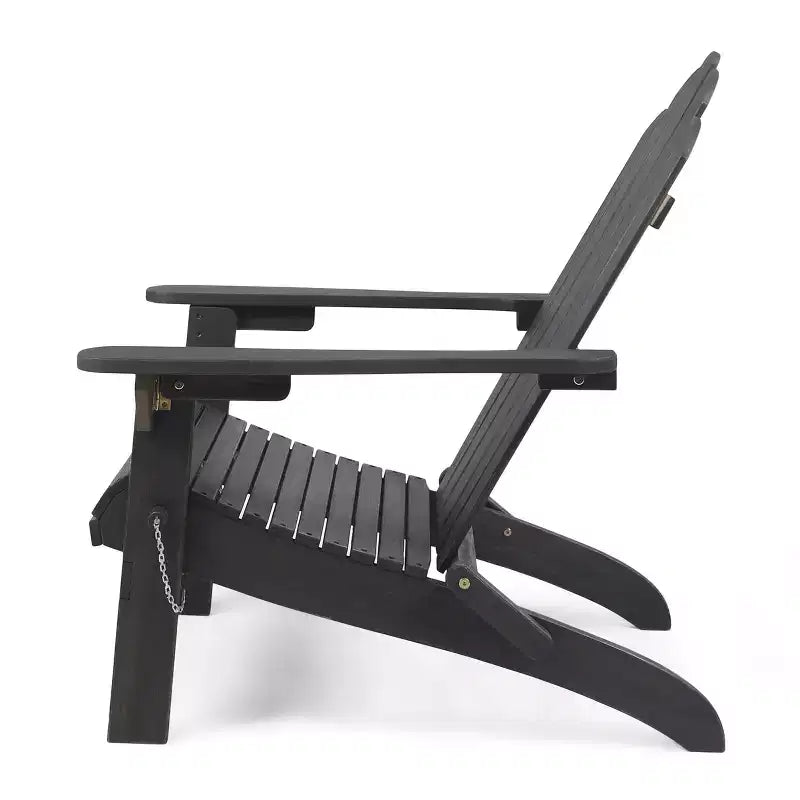 GDFStudio Cara Sedia Adirondack Pieghevole da Esterno in Legno di Acacia