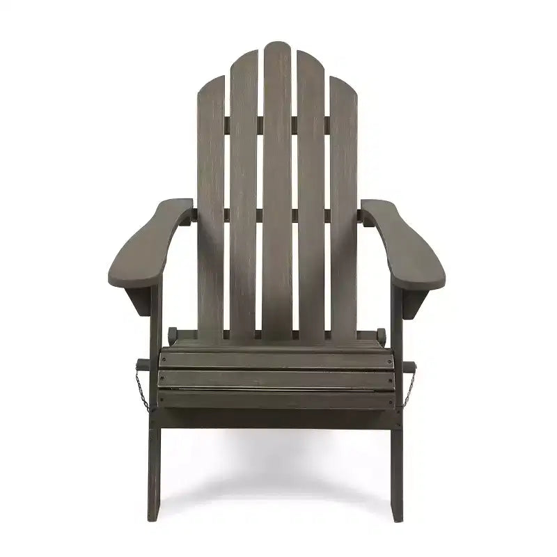GDFStudio Cara Sedia Adirondack Pieghevole da Esterno in Legno di Acacia