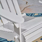 GDFStudio Cara Sedia Adirondack Pieghevole da Esterno in Legno di Acacia