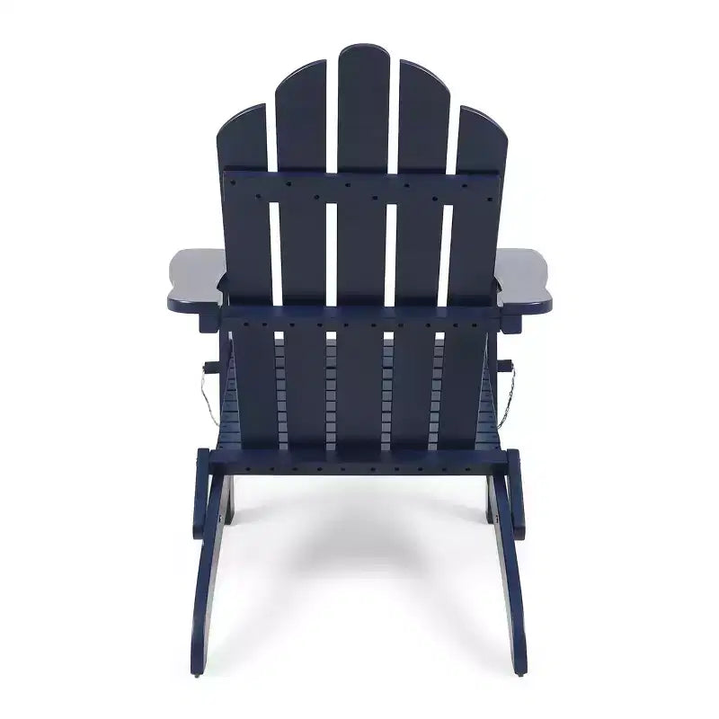 GDFStudio Cara Sedia Adirondack Pieghevole da Esterno in Legno di Acacia