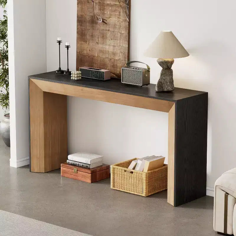 Christopher Knight Home Ihab Modern Minimalist Rectangle Wood Console Table