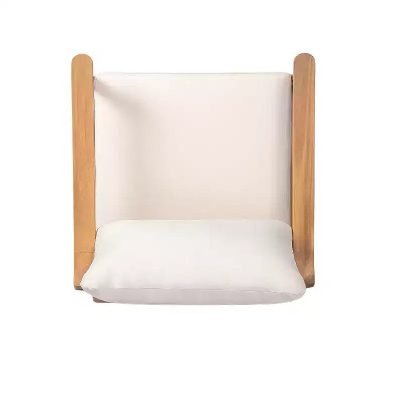 Christopher Knight Home Iris - Sedia a sdraio moderna di metà secolo per patio, in legno di acacia, con cuscino resistente all'acqua, Teak