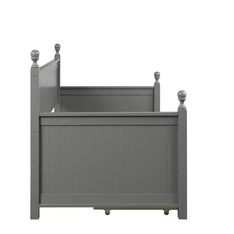 Twin Size Wooden Daybed with Three Storage Drawers or Trundle, Space-Saving Bed Frame, No Box Spring Needed - ModernLuxe
