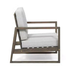 GDFStudio Sedia a sdraio da esterno Silla con cuscini e base a slitta in legno di acacia (Set di 2)