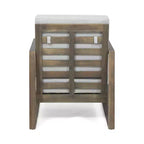 GDFStudio Sedia a sdraio da esterno Silla con cuscini e base a slitta in legno di acacia (Set di 2)