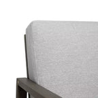 GDFStudio Sedia a sdraio da esterno Silla con cuscini e base a slitta in legno di acacia (Set di 2)